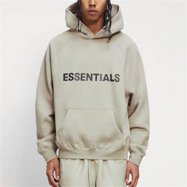Толстовка fw20 logo hoodie 'moss' Fear Of God Essentials, зеленый — фото 3