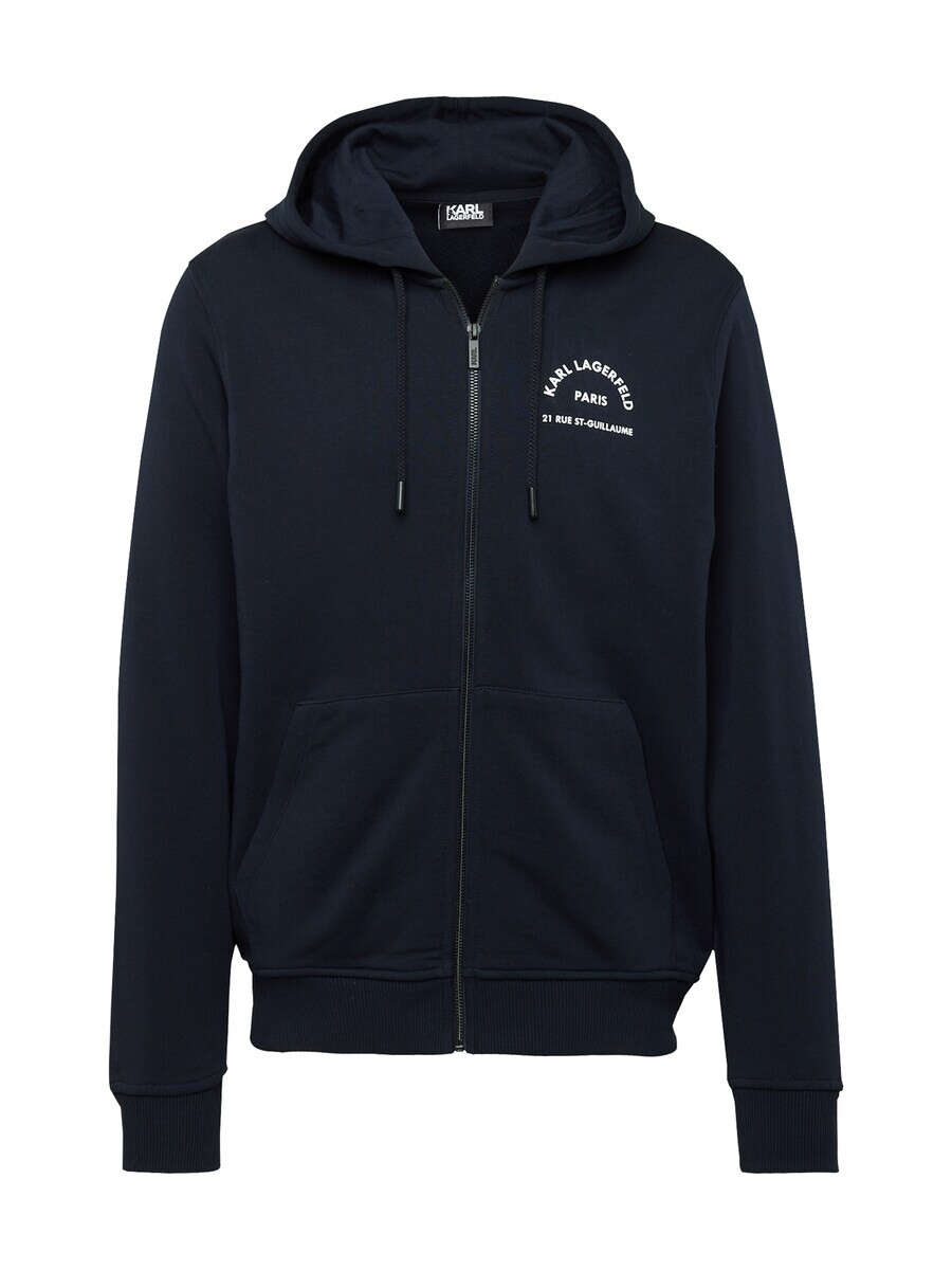 

Худи Karl Lagerfeld Zip-Up Hoodie, цвет Night blue