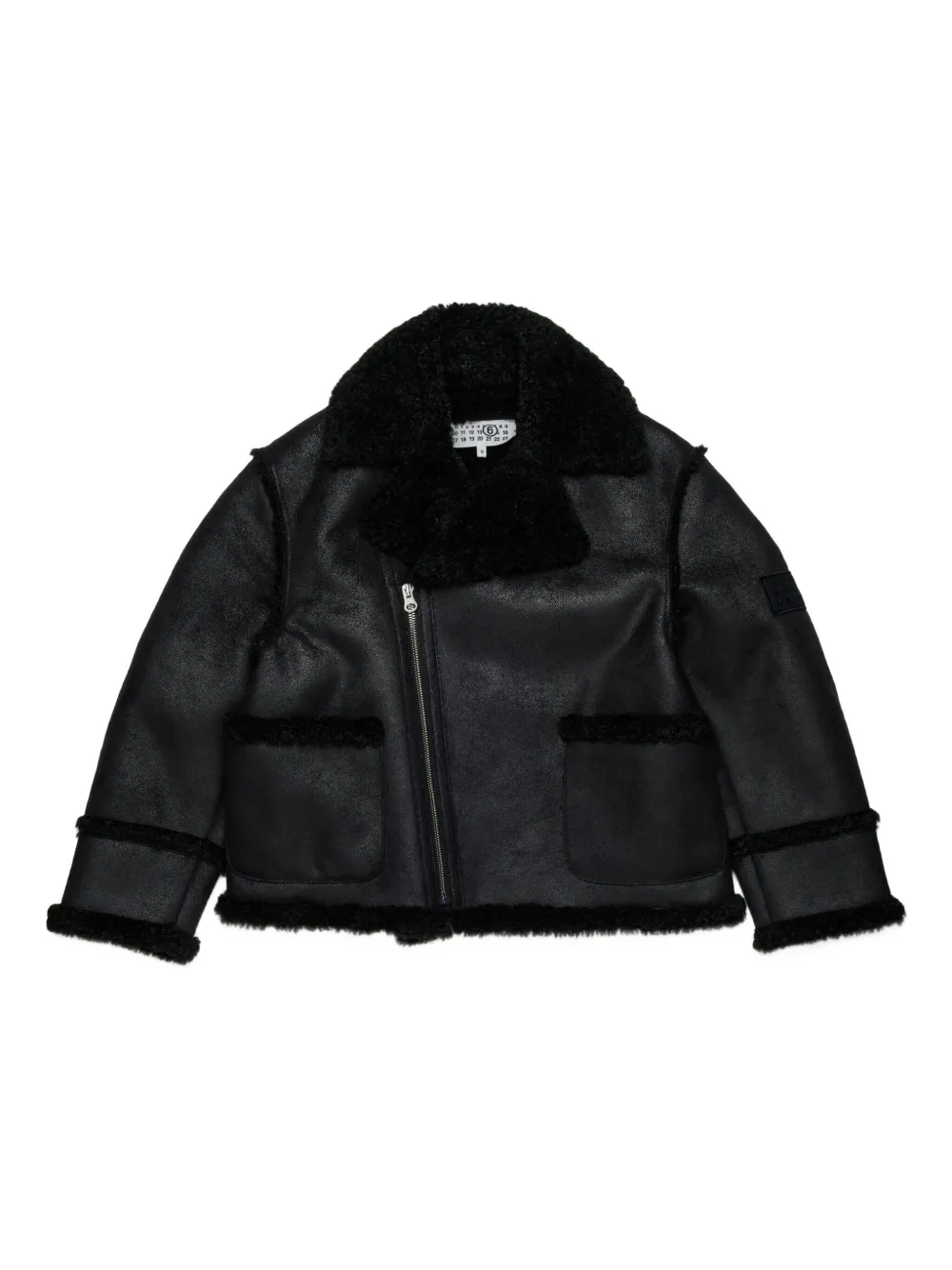 

Куртка с принтом Numbers MM6 Maison Margiela Kids, черный