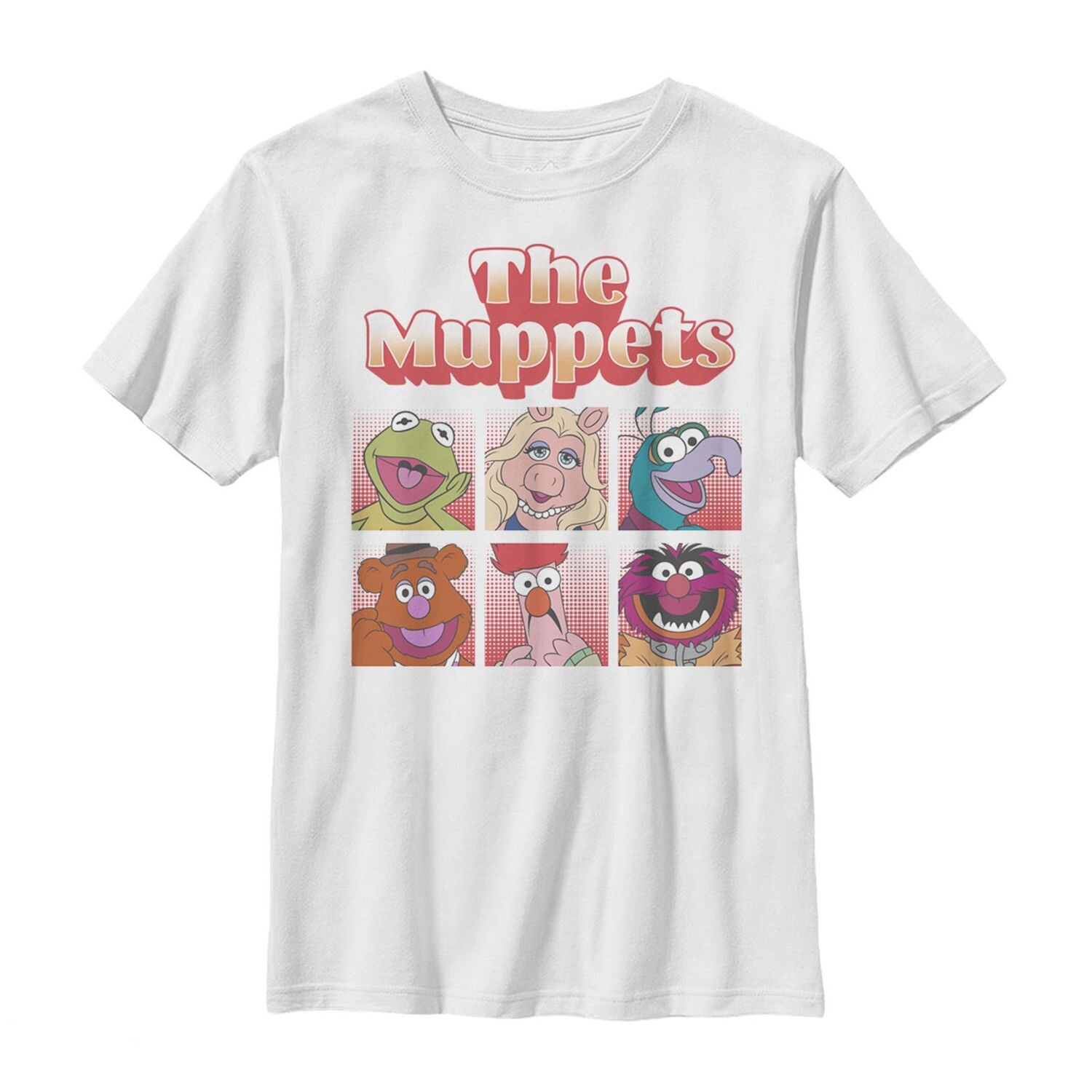 

Футболка Disney's The Muppets Boys 8-20 с комиксами в коробке Disney, белый