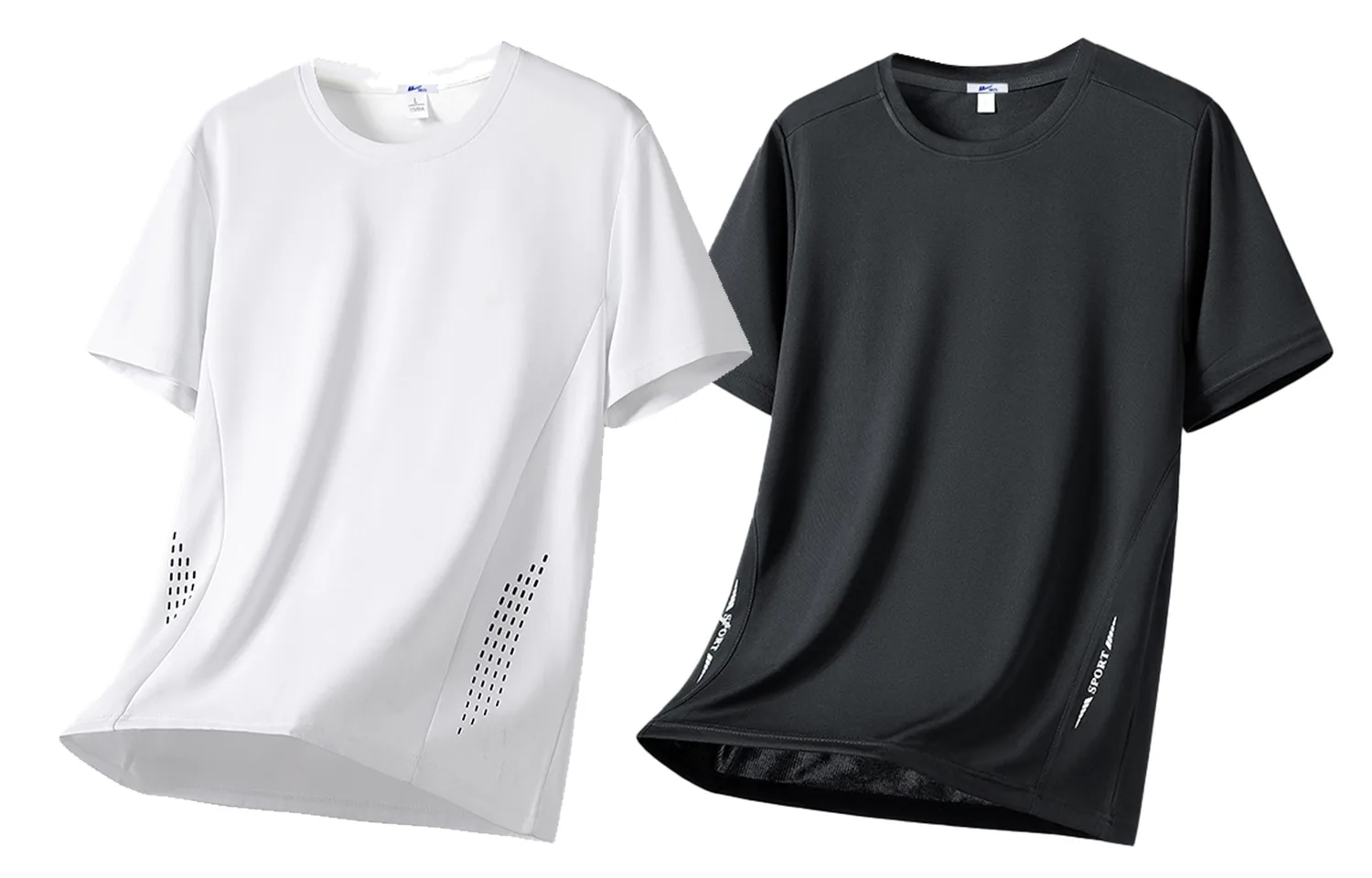 Коллекция "Riding The Wind" спортивная одежда унисекс WARRIOR, 21 White+17 Black (2 Pack Ice Silk T-Shirt)