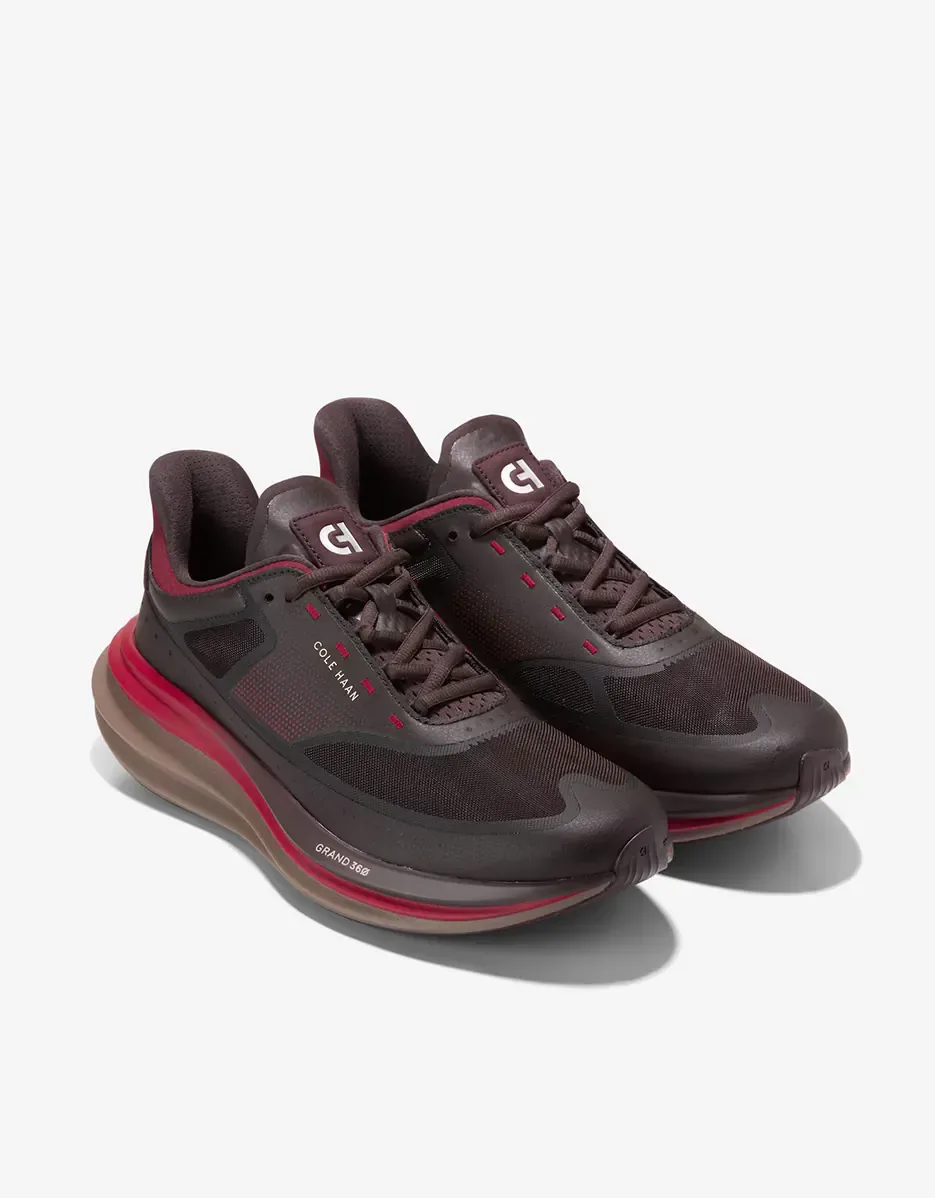 Ультралегкие мужские спортивные кроссовки из дышащей сетки Cole Haan, темно-коричневый — фото 4