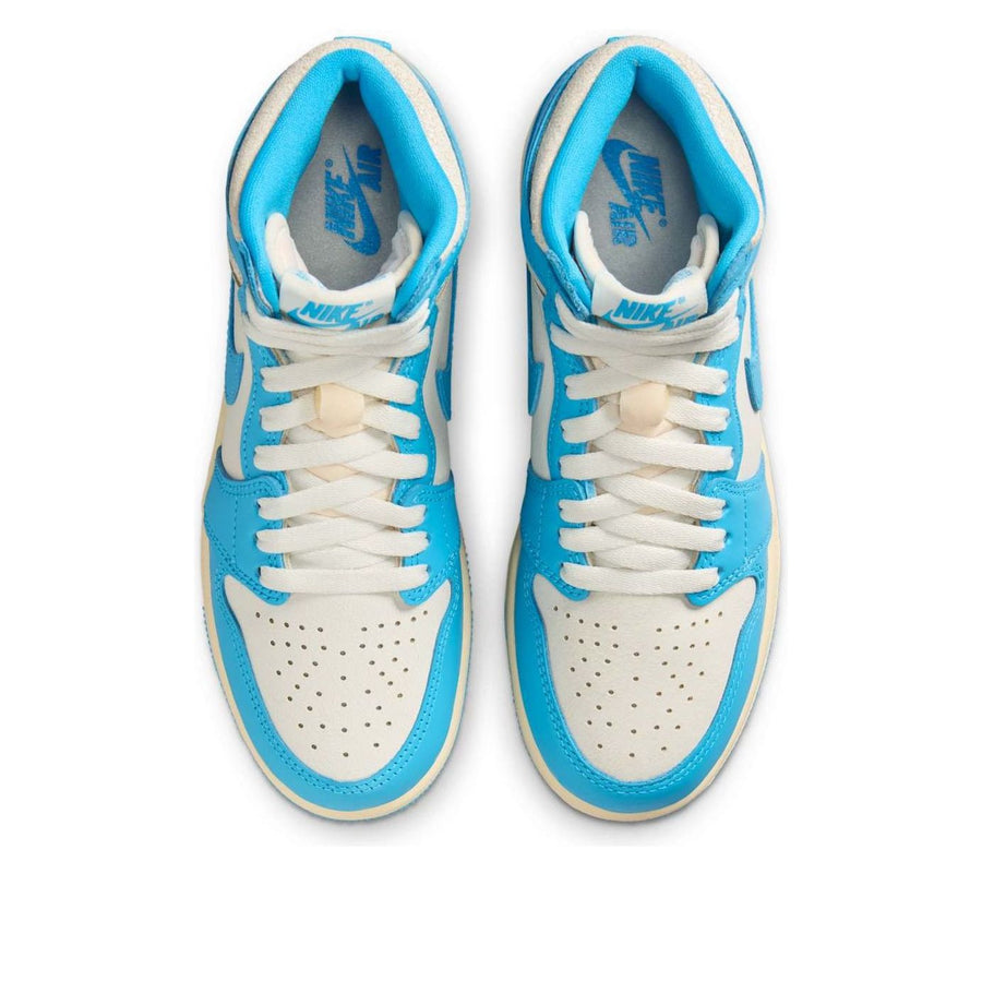 Кроссовки (GS) Air Jordan 1 Retro High OG 'UNC Reimagined', синий — фото 4