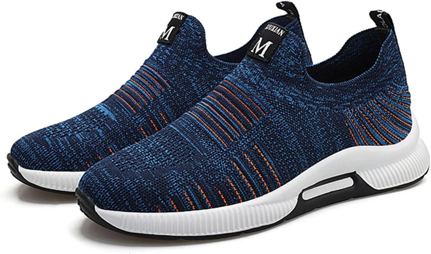Кроссовки Generisch Herrenschuhe mit Erhöhung, lässige Mesh-Sneaker, leichte, atmungsaktive Sportschuhe zum Schnüren mit verstecktem Hebeabsatz für Männer, cm, Dunkelblau — фото 4