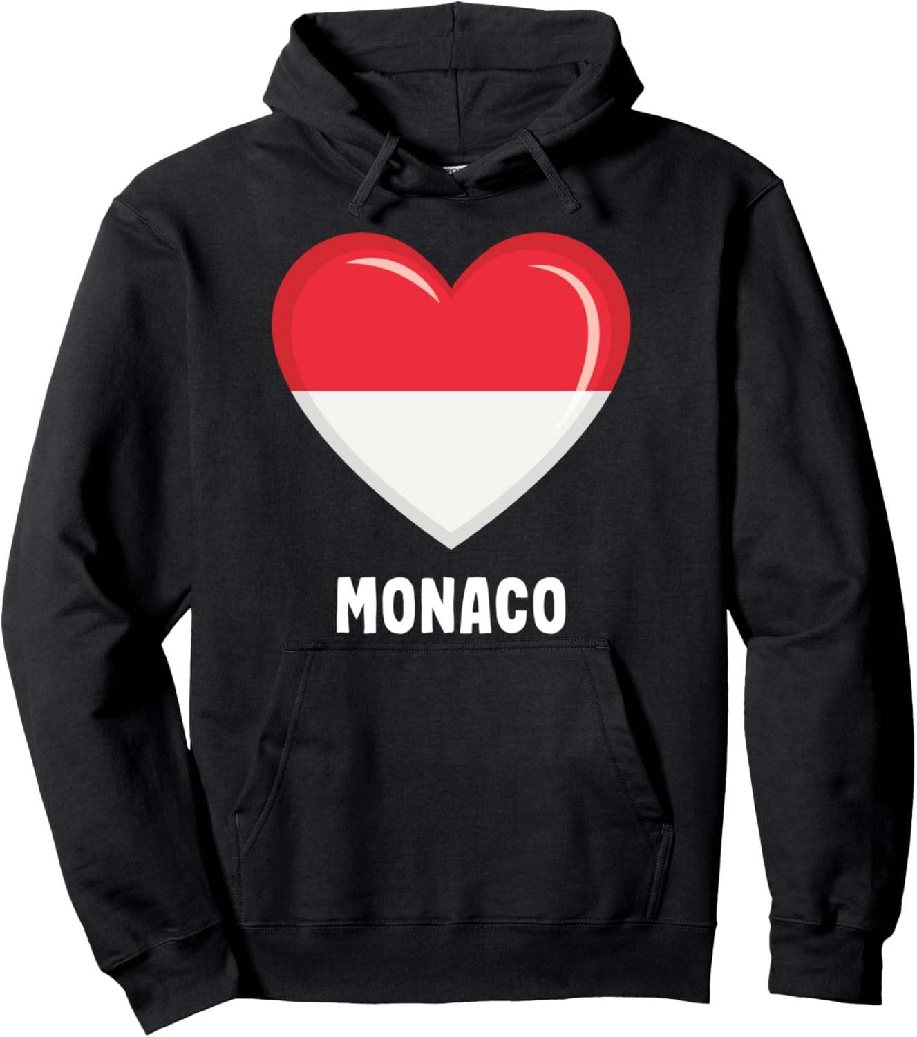 

Толстовка с флагом Монако, Толстовка с изображением флага Монако Monaco Flag Clothing, черный