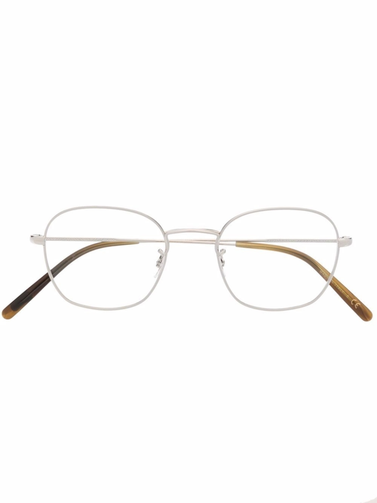 

Очки в круглой оправе Oliver Peoples, серебряный