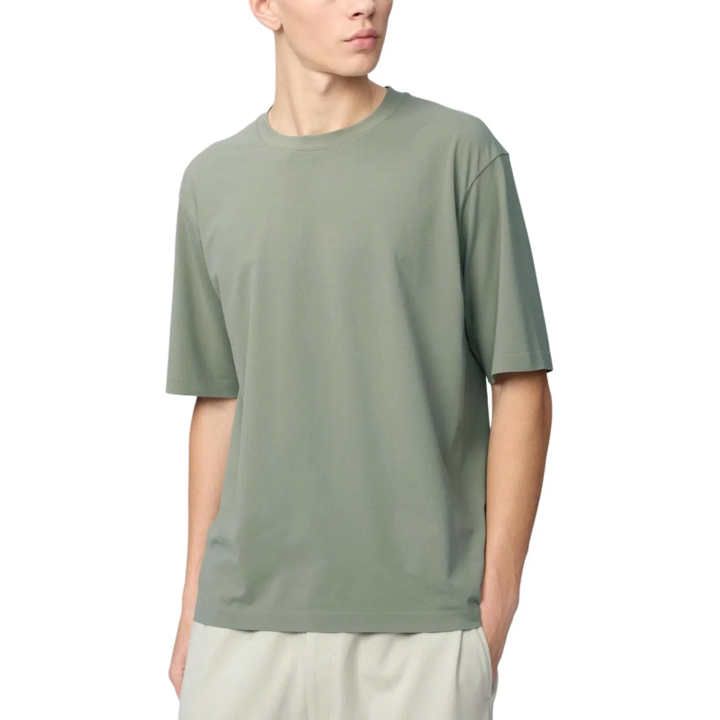 Футболка из коллекции U Uniqlo изумрудно-зеленая