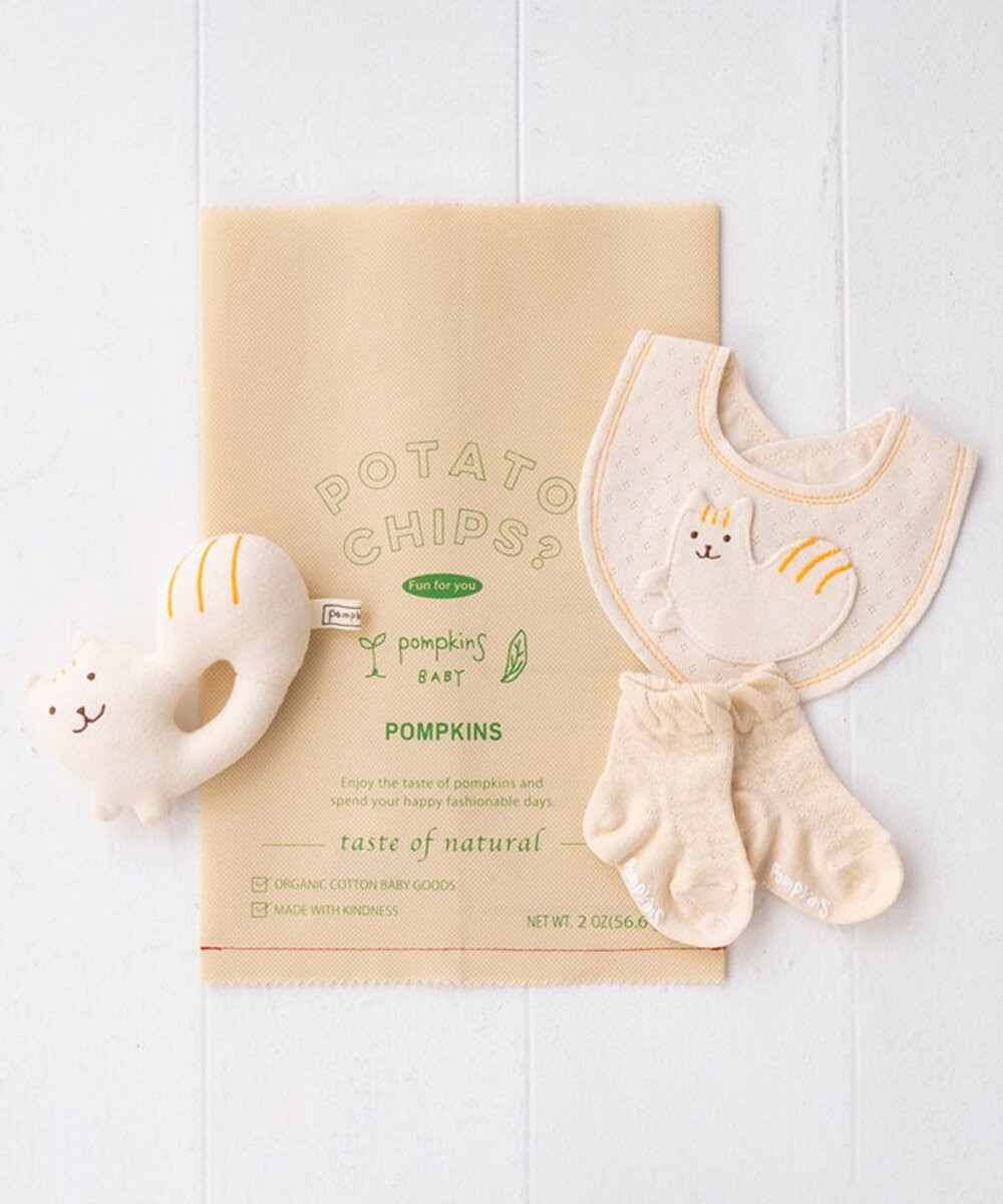 Подарочный набор детских картофельных чипсов POMPKINS BABY, чипсы среднего размера. Backyard Family, Chipmunk Chips / Natural