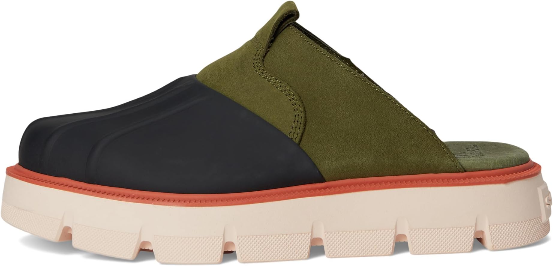 Тапочки SOREL Rein Cb Clog, цвет Utility Green/Pearlescent — фото 4