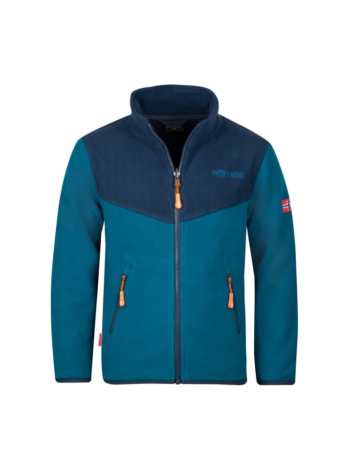 

Флисовая куртка Trollkids Oppdal XT, цвет deep lagoon