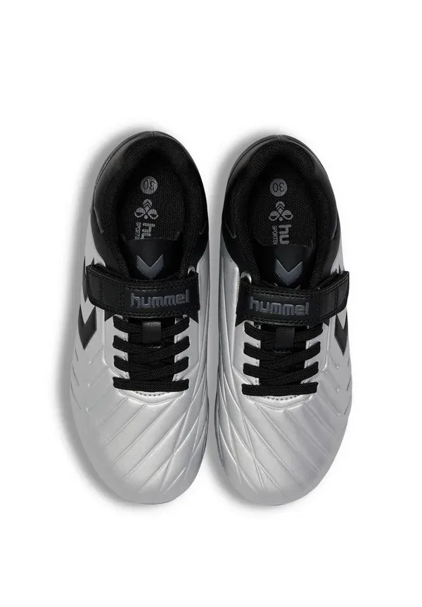 Кроссовки детские Hummel Top star m.g. vc 2.0 jr baby shoes, черно-серебристый — фото 3