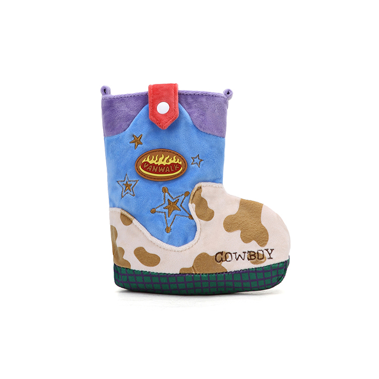 

VANWALK Плюшевая сумка через плечо, Vintage Playful Denim Blue