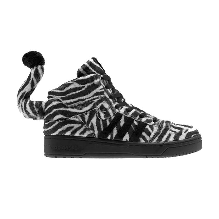 

Кроссовки adidas JS Zebra Black White, черный