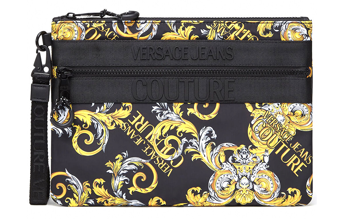 

VERSACE JEANS COUTURE Полиэстеровая клатч женская черная