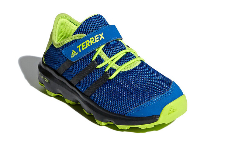 Кроссовки adidas Terrex CC Kids Lifestyle Shoes Kids Low-top Blue/Green/Black — фото 3