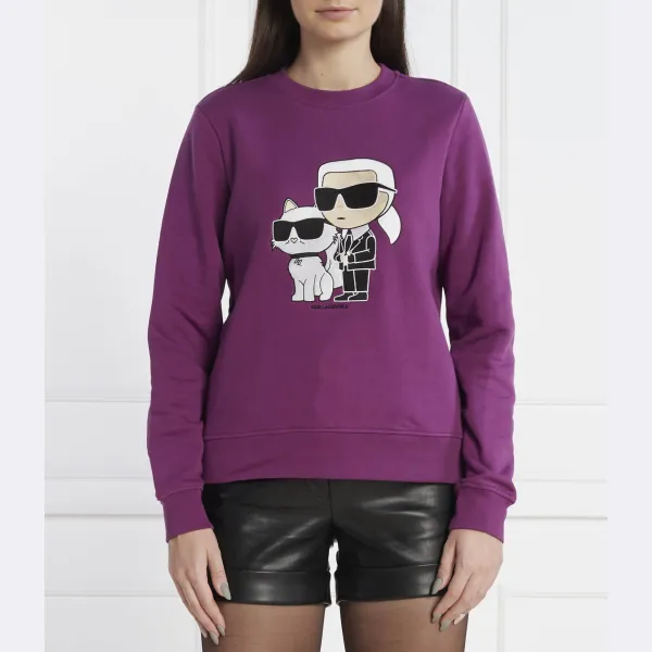 

Толстовка обычного кроя Karl Lagerfeld, фиолетовый