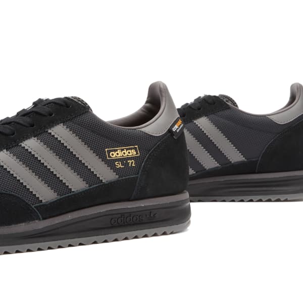 Кроссовки SL 72 RS Adidas, core черный, charcoal & charcoal — фото 3