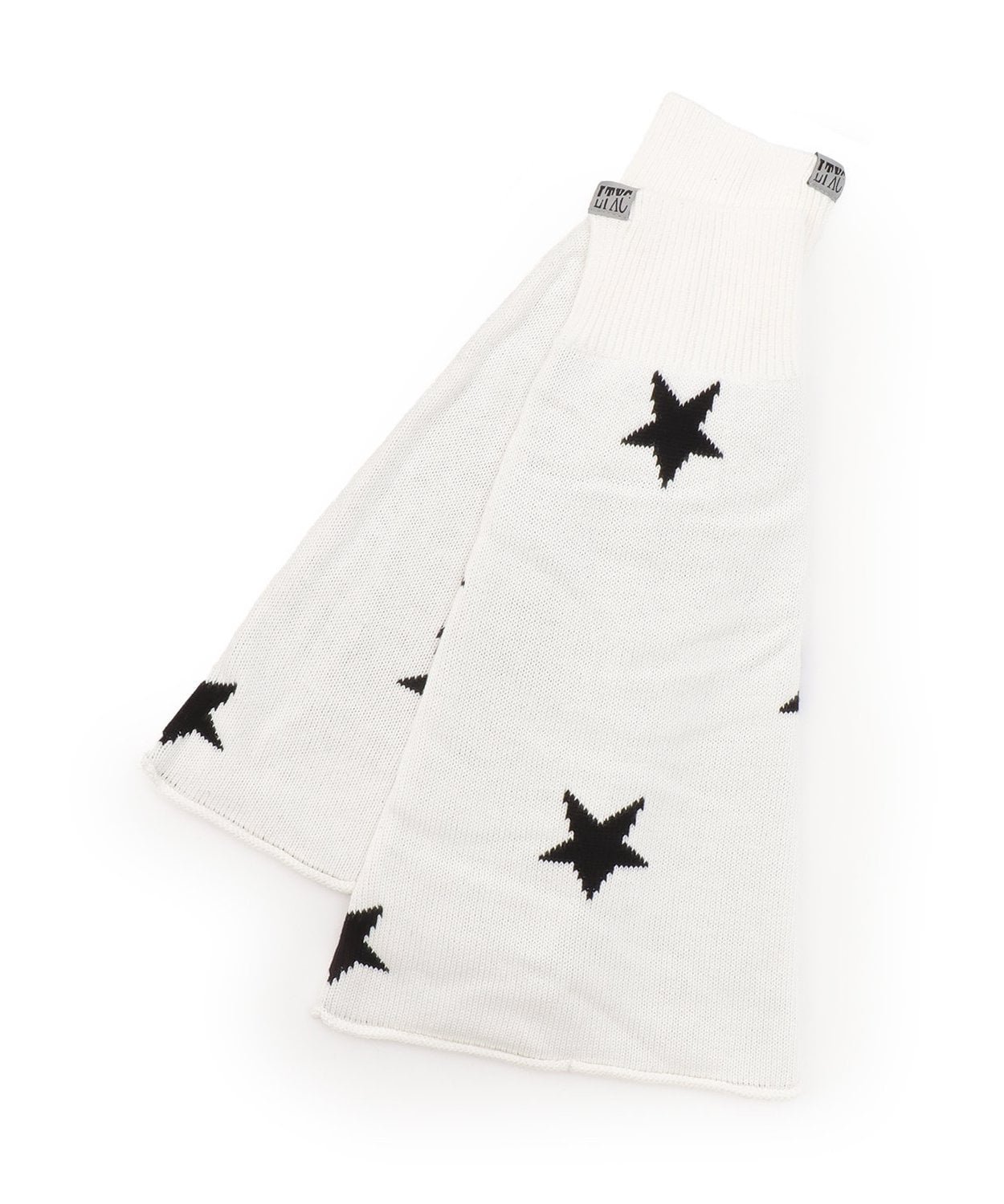 Носки Накладка на ногу с рисунком в виде звёзд Lovetoxic, off white
