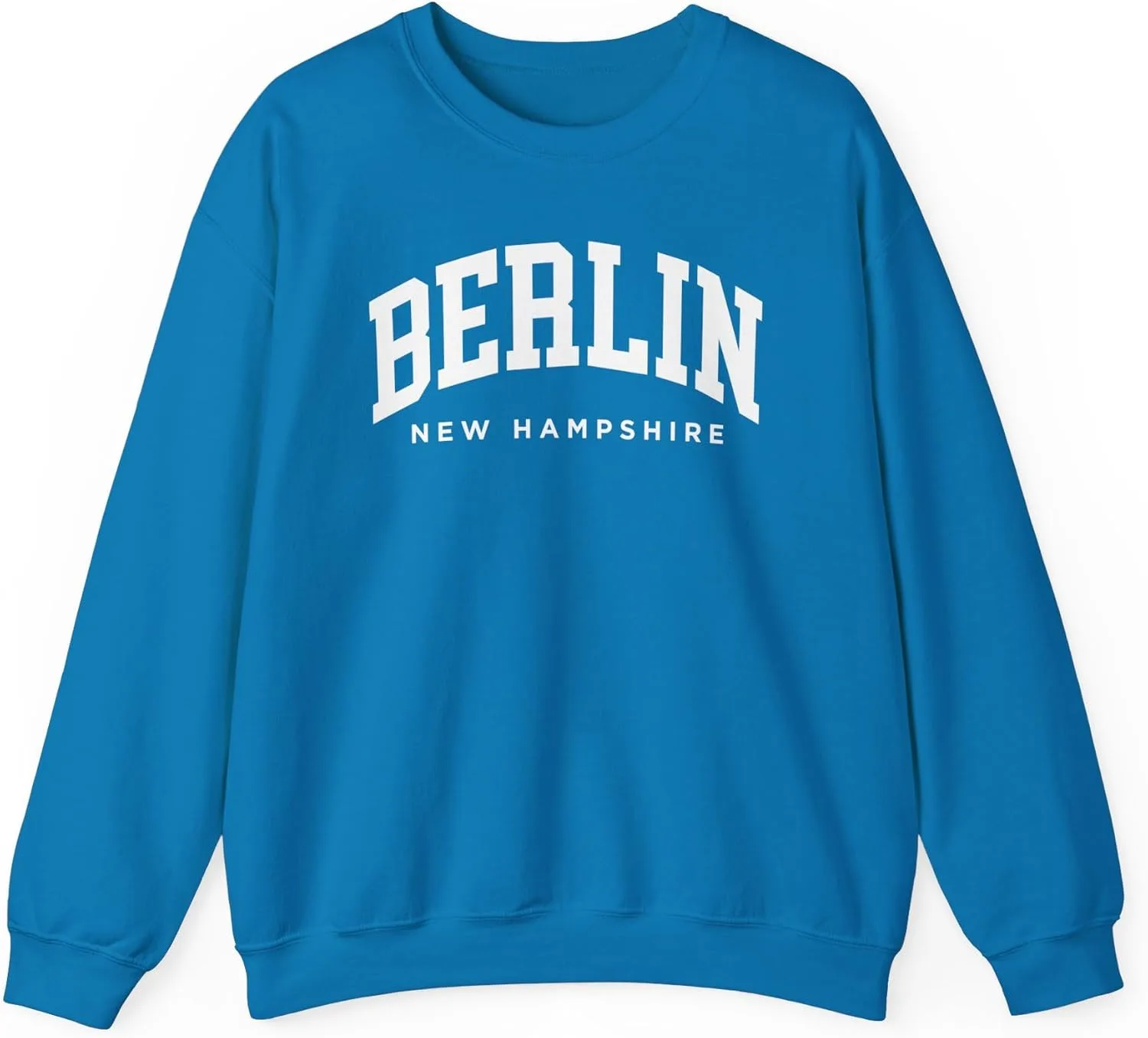 

Берлин Нью-Гэмпшир взрослый унисекс свитшот CUSTOMI