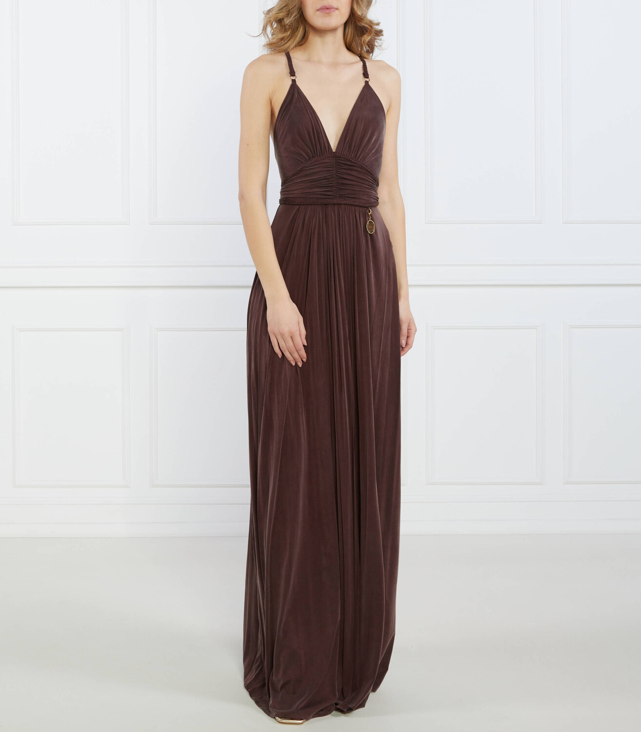 

Платье Elisabetta Franchi, коричневый