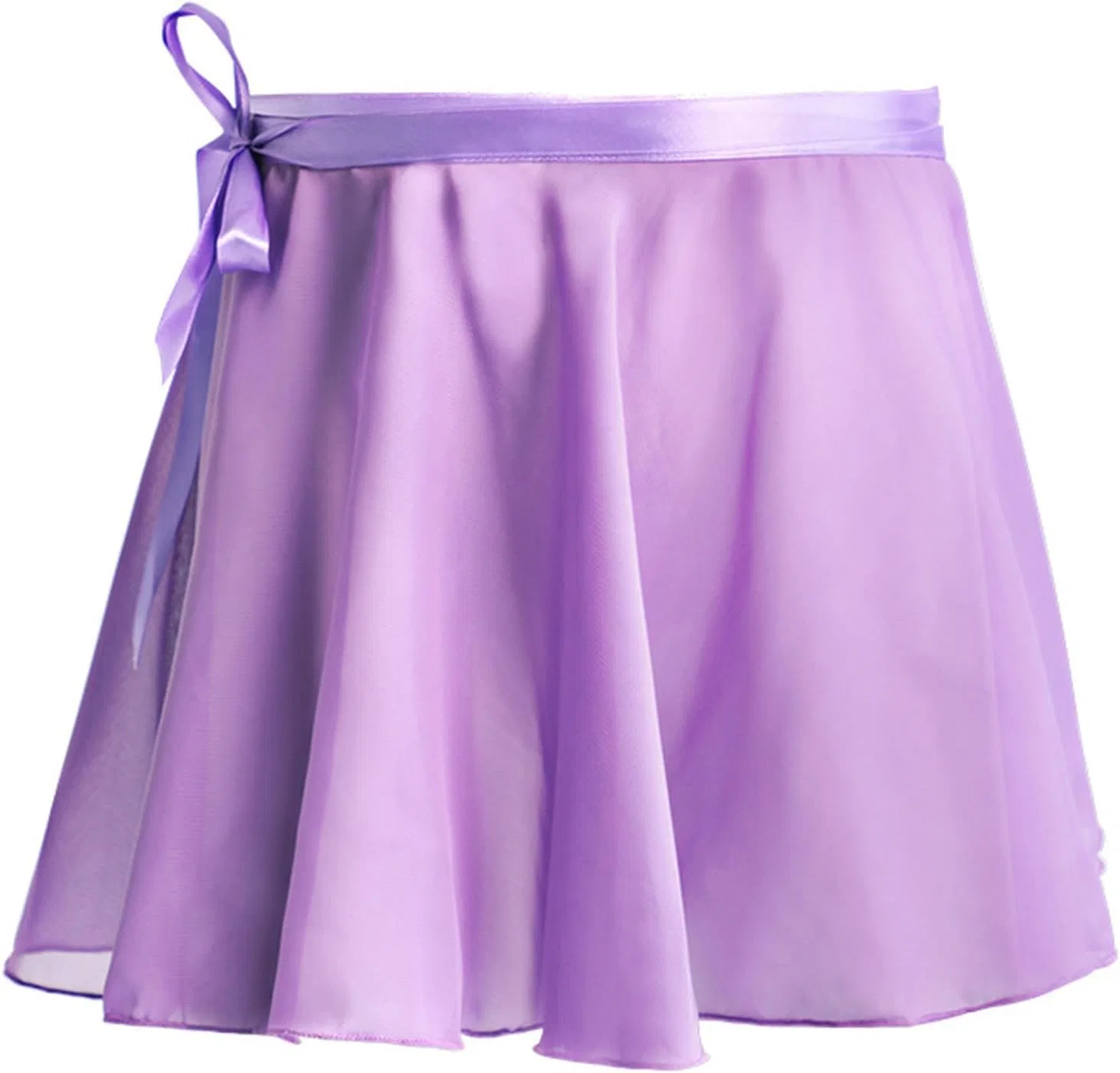 Юбка балетная с запахом, хлопковая, Purple