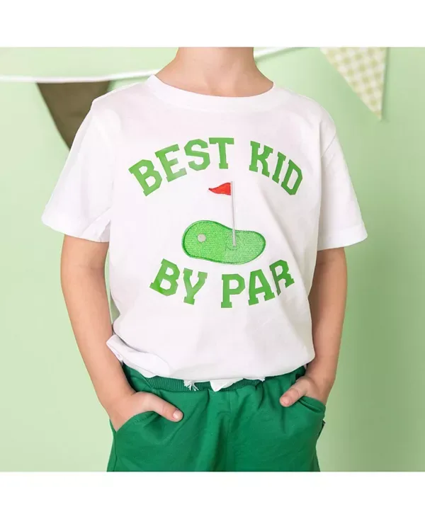 Футболка с коротким рукавом Best kid by par patch - для маленьких и больших детей Sweet Wink, White — фото 3