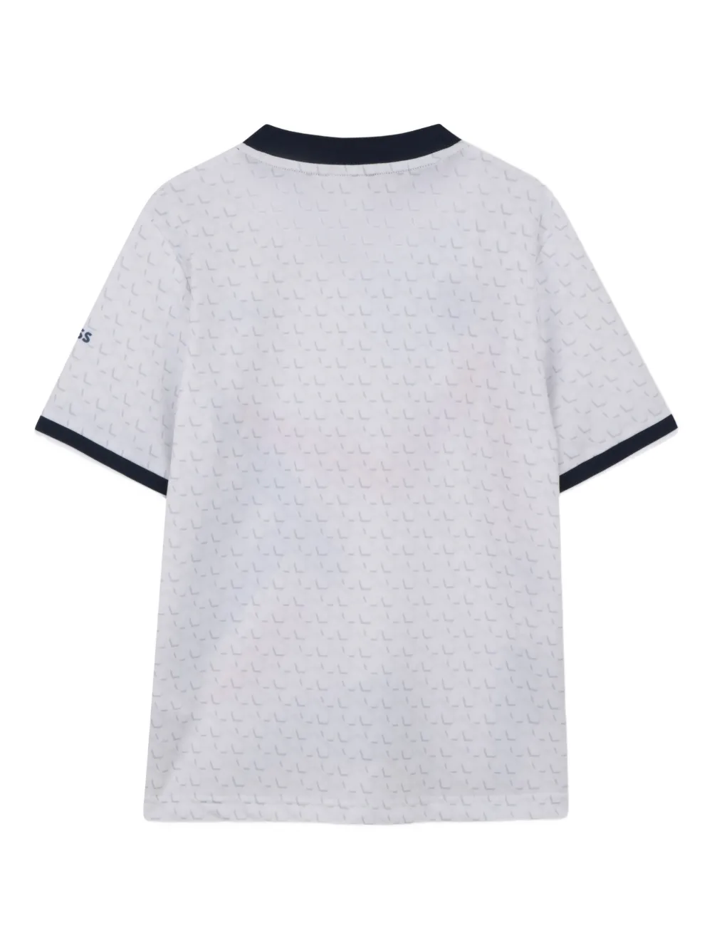 Футболка с v-образным вырезом и графичным принтом BOSS Kidswear, белый — фото 2