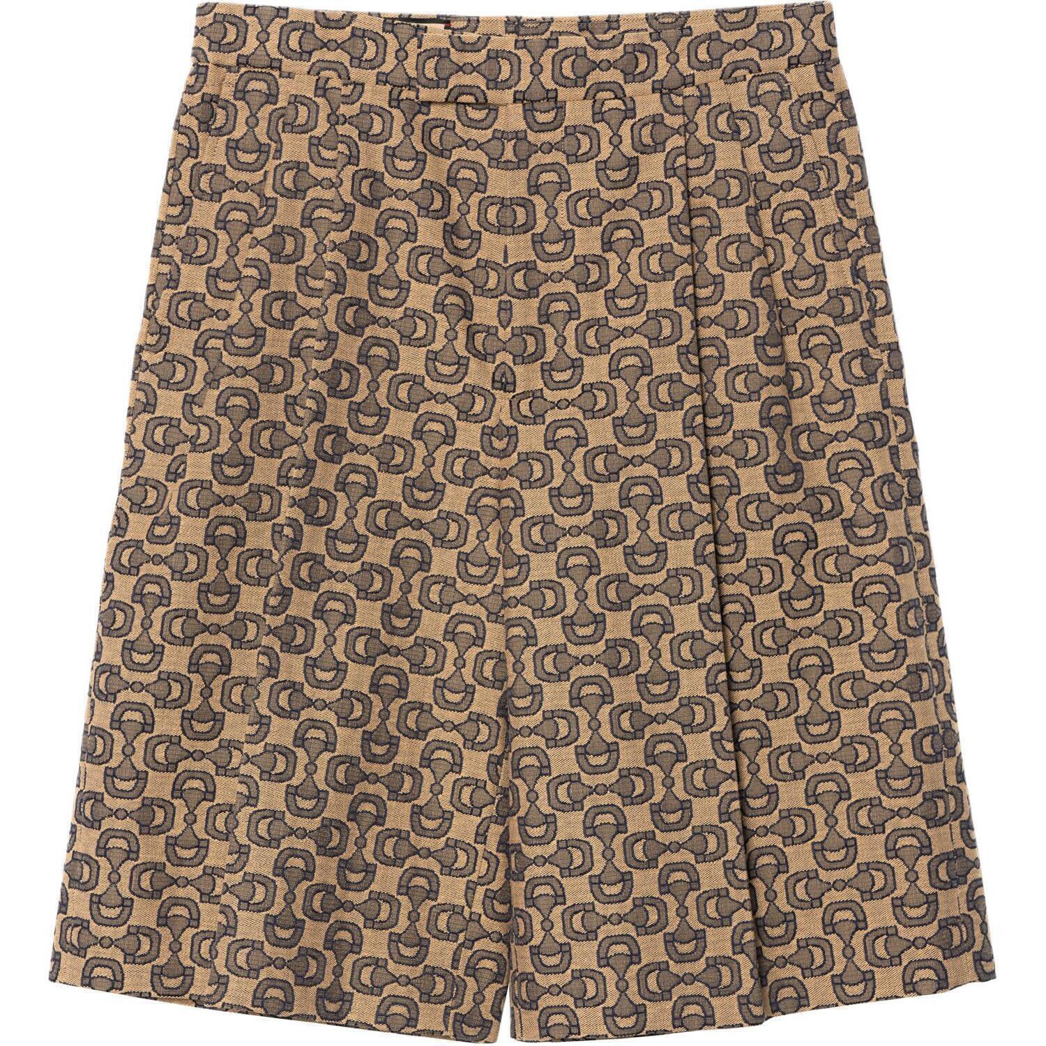 

GUCCI Шорты мужские повседневные хаки SS23