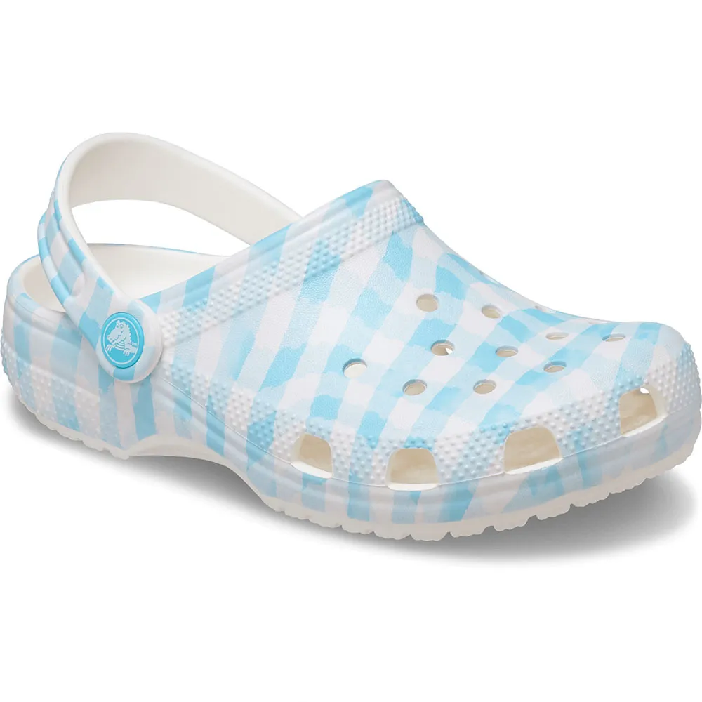 

Сабо Crocs Classic Gingham, белый