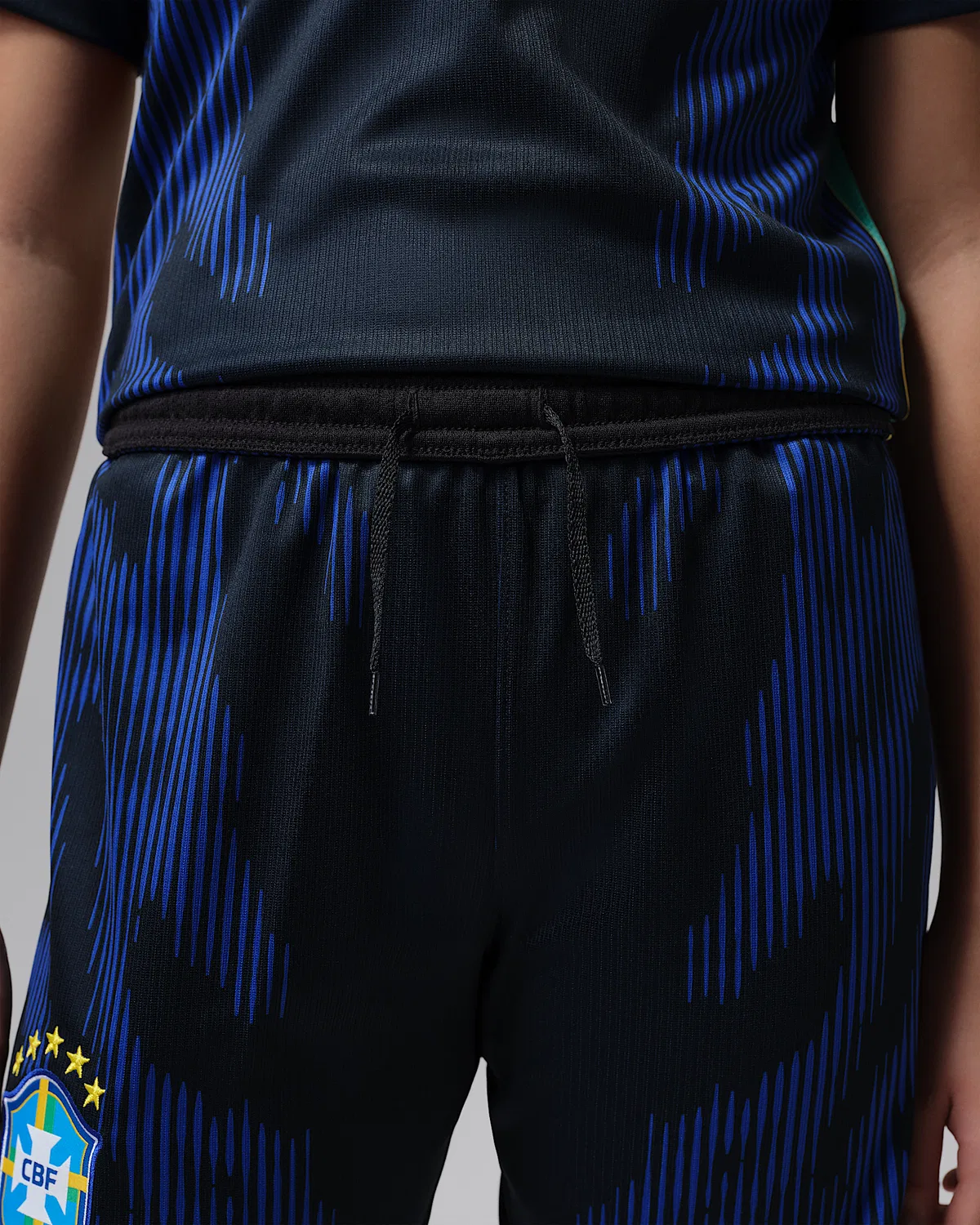 Детские футбольные шорты Jordan Dri-FIT Soccer Replica Brazil 2026 Stadium Away, Old Royal/Black — фото 4