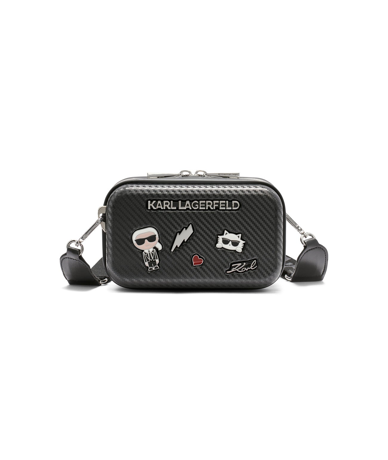 

Сумка maybelle hardcase crossbody cate pins KARL LAGERFELD PARIS, черный