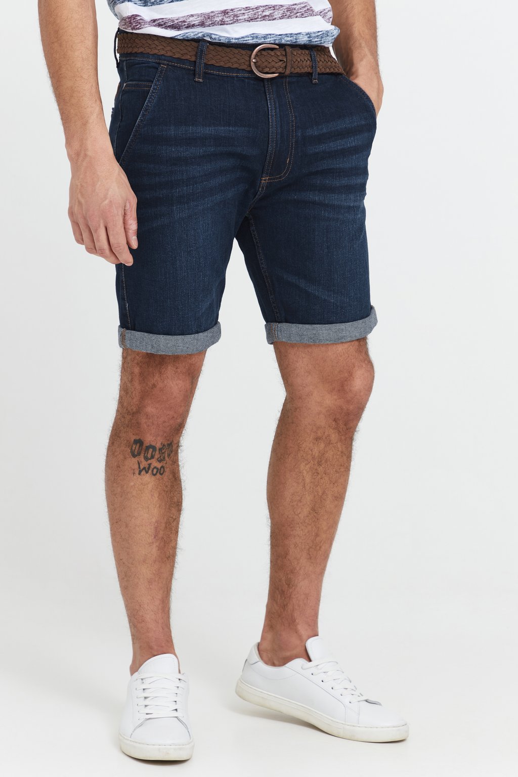 

Джинсовые шорты IDQUINCY INDICODE JEANS, темно-синий