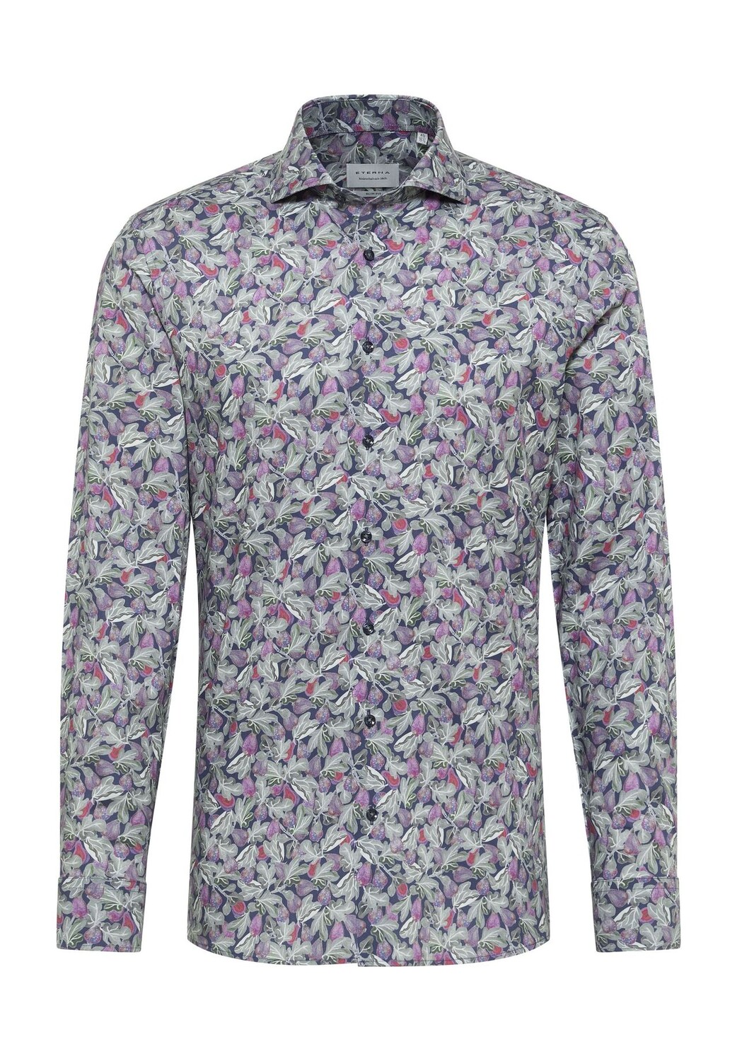 

Рубашка SLIM FIT из твила ETERNA, темно-синий