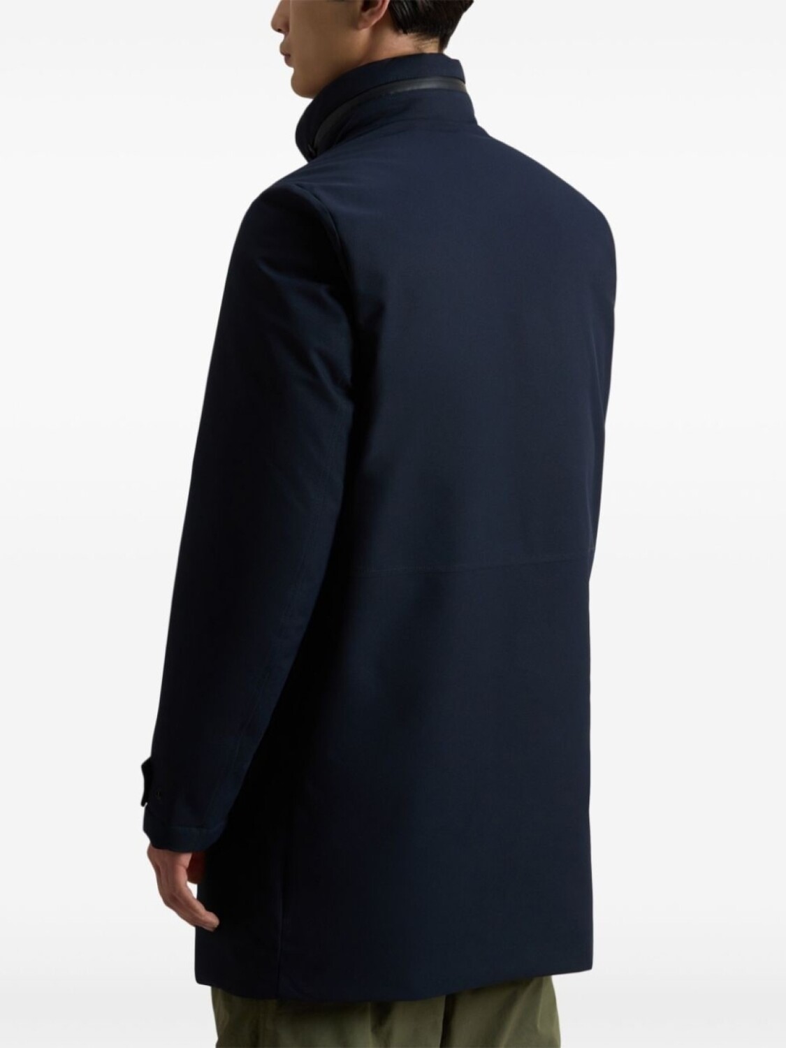 

Woolrich твиловый плащ Poly, синий