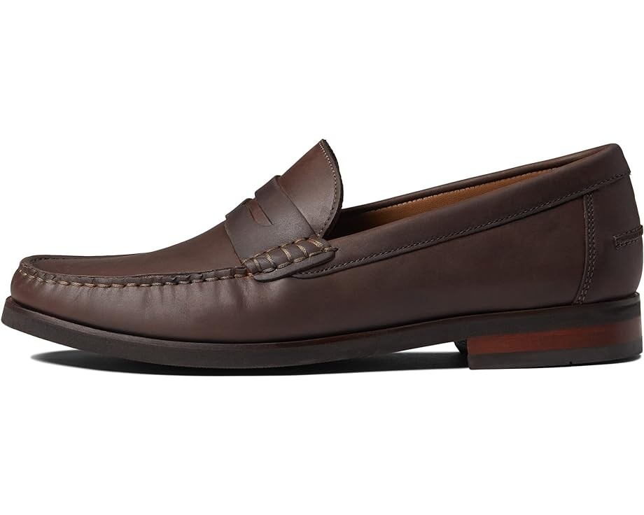 Лоферы Florsheim Berkley Flex Penny Loafer, цвет Brown Crazy Horse — фото 4