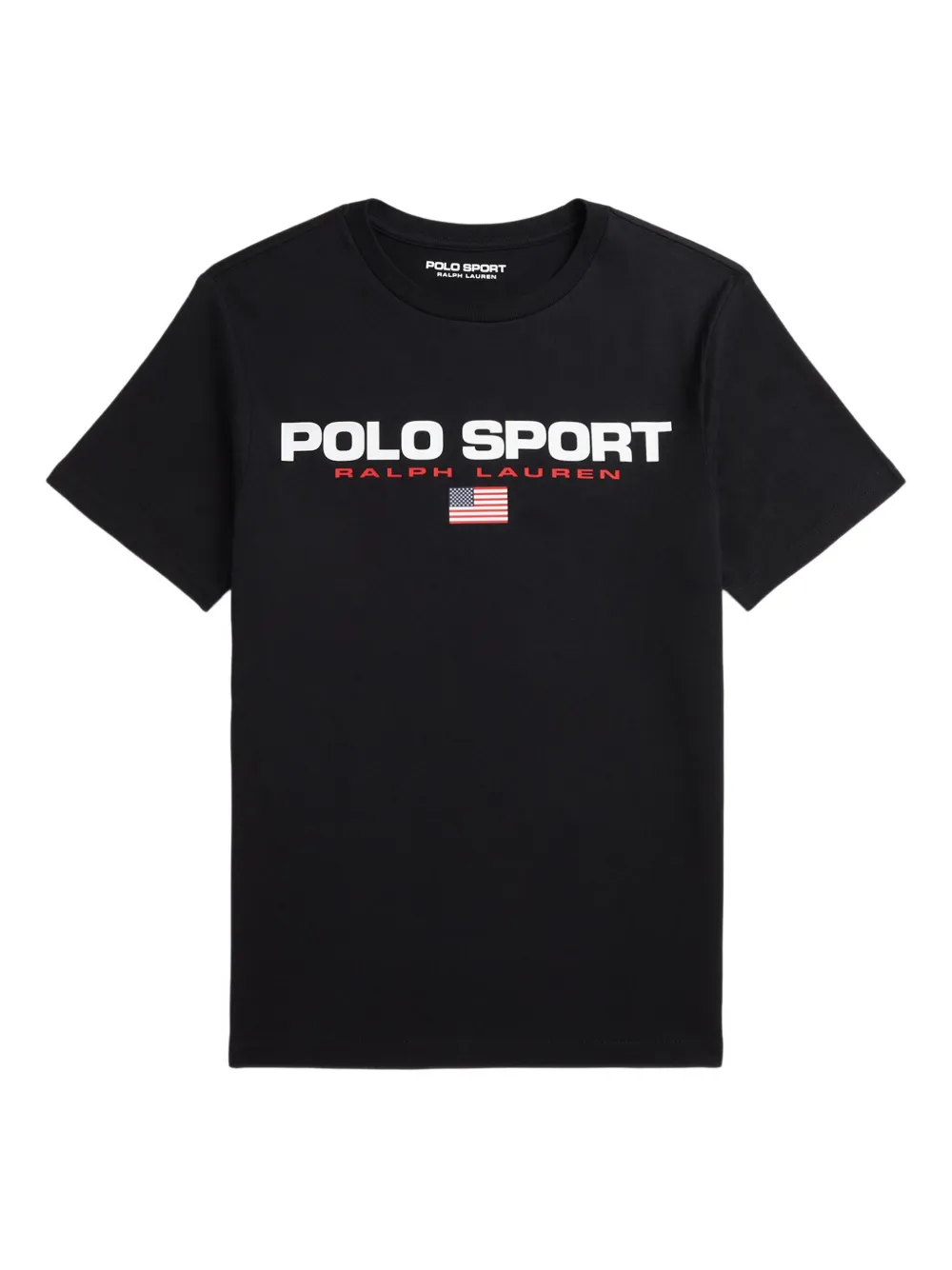 

Футболка с логотипом POLO RALPH LAUREN KIDS, черный