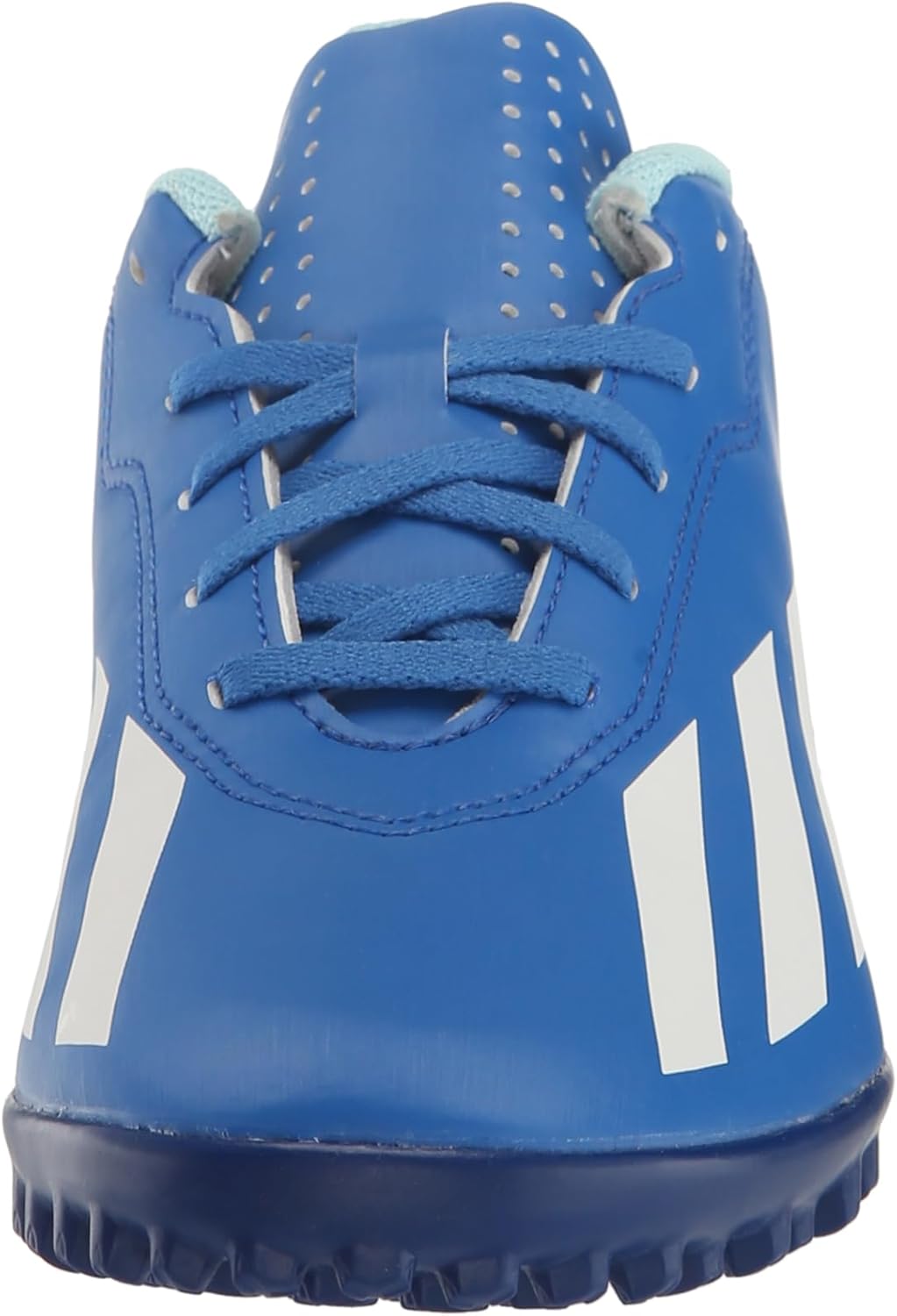 Детские кроссовки Adidas Unisex-Child X Crazylight.4 Turf, белый/красный — фото 2