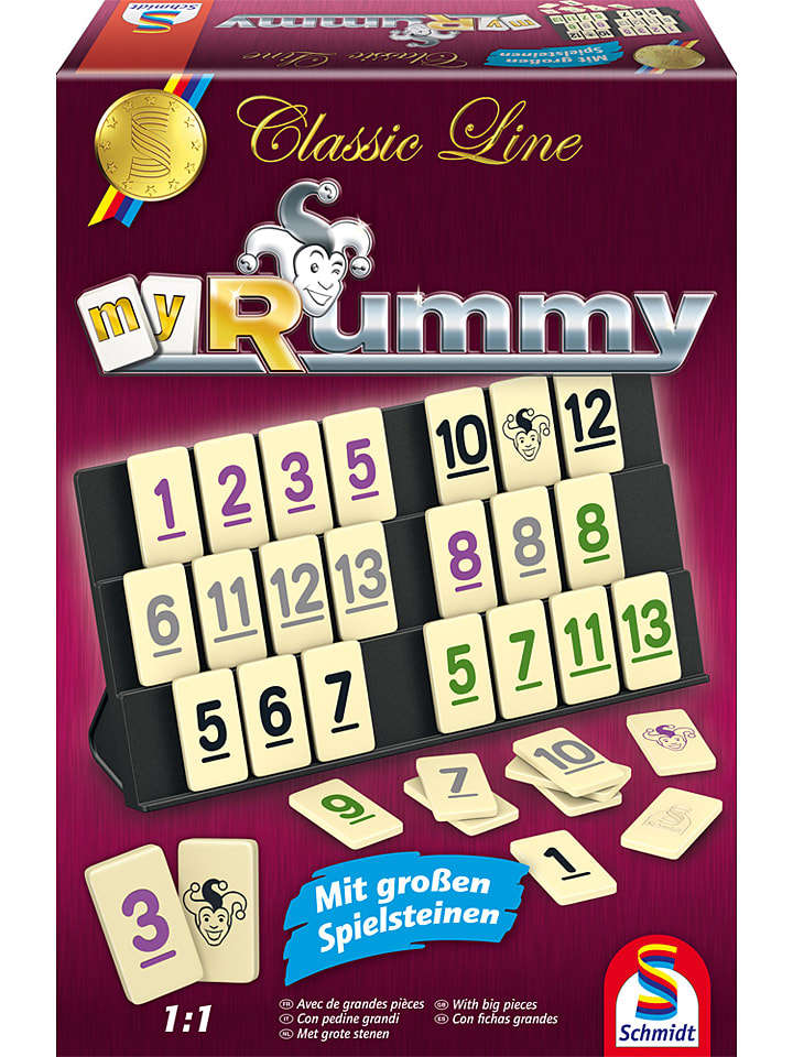 

Игра "Classic Line, MyRummy" - для детей от 8 лет и старше