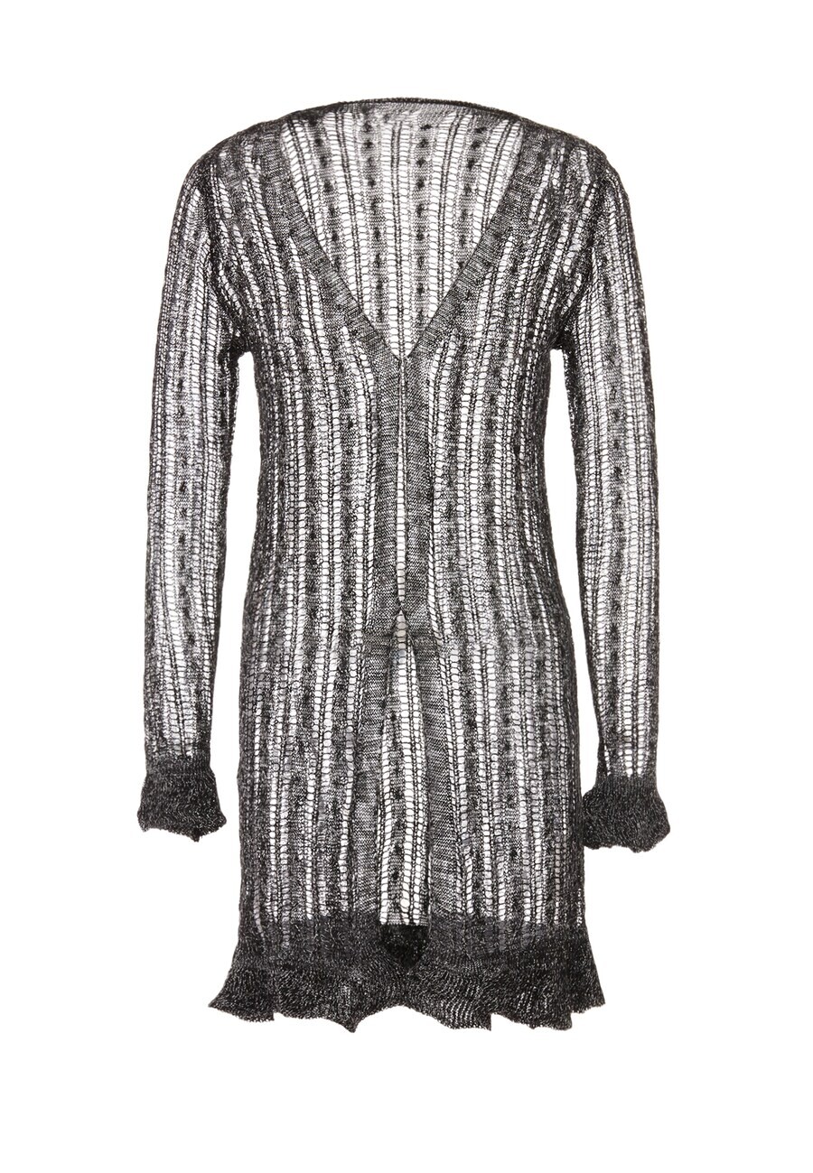 

Вязаный кардиган caneva Knit Cardigan, черный