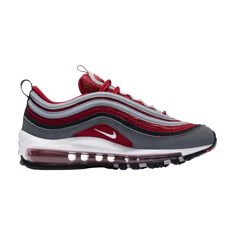 

Кроссовки Nike Air Max 97 GS 'Grey Red', серый