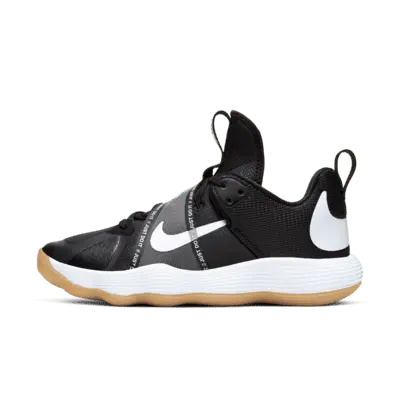 

Кроссовки Nike React HyperSet Indoor Court Shoes, цвет Black/Gum Light Brown/White