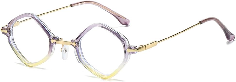 

Солнцезащитные очки UV400 с прозрачными линзами с градиентом Ocean, в стиле панк, для женщин и мужчин, для бега и занятий спортом на открытом воздухе UYPTK, Purple Yellow Clear