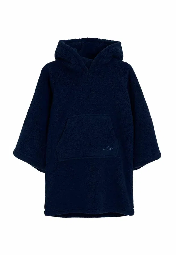 Халат с капюшоном Regular fit Jojo Maman Bébé, темно-синий