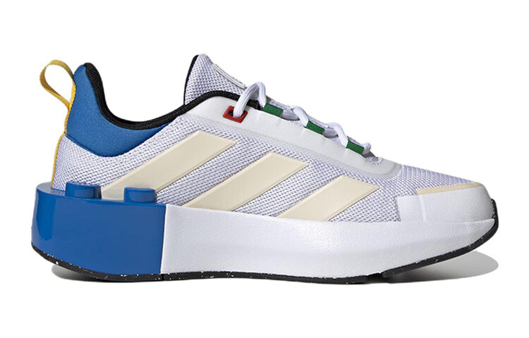 Кроссовки adidas Tech Runner  LEGO X  Big Kid 'White Shock Blue' — фото 2