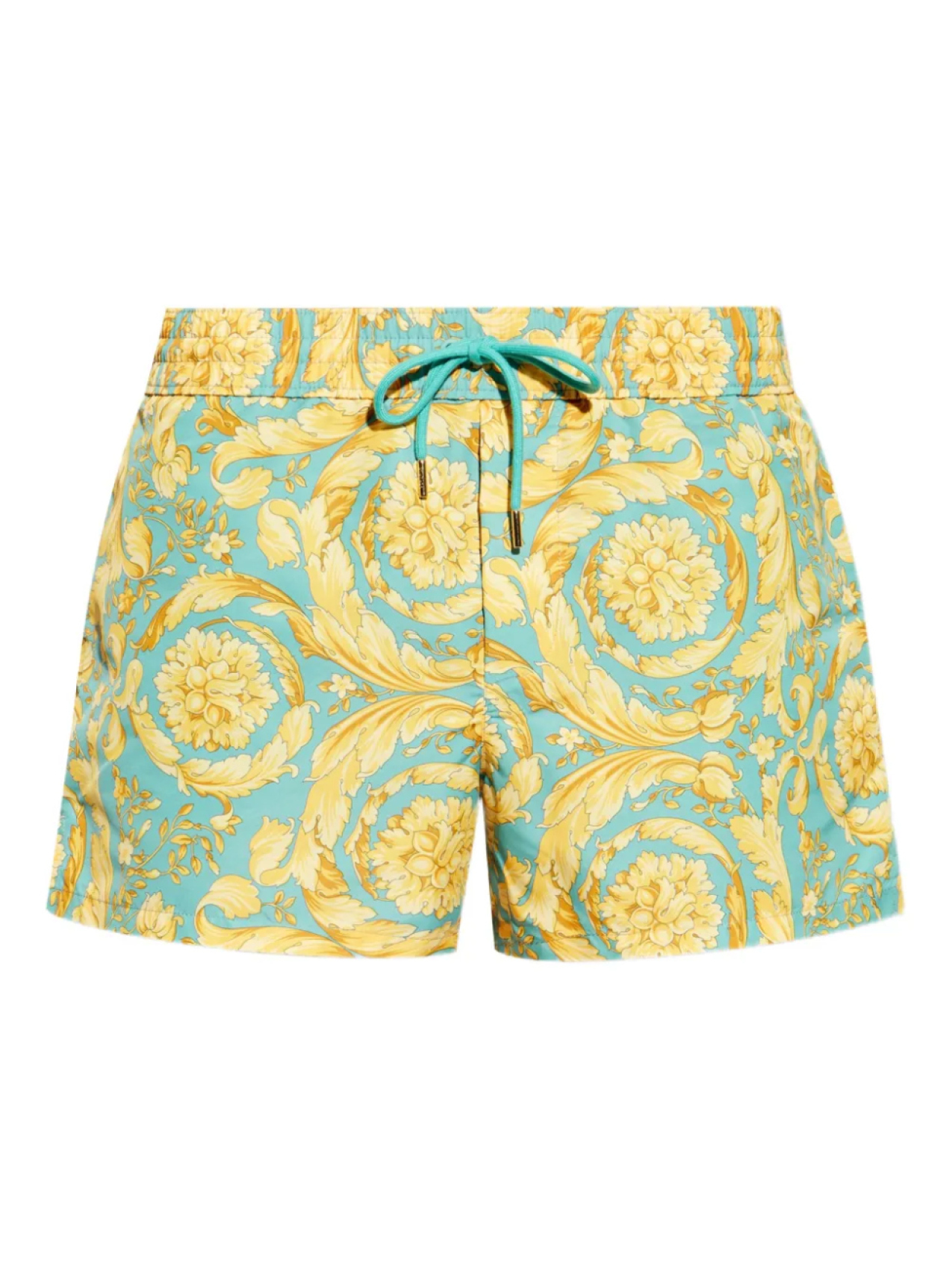 

Плавки-шорты с принтом Versace Barocco, желтый