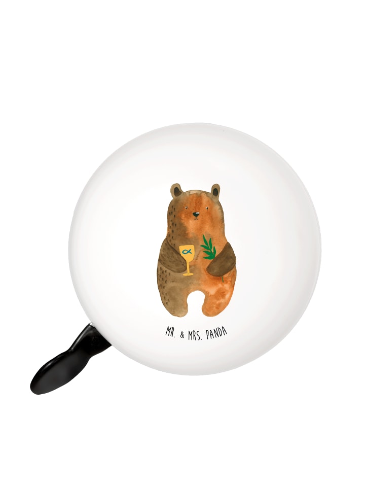 

Mr. & Mrs. Panda Велосипедный звонок, медведь, конфирмация, без поговорок, в белом цвете