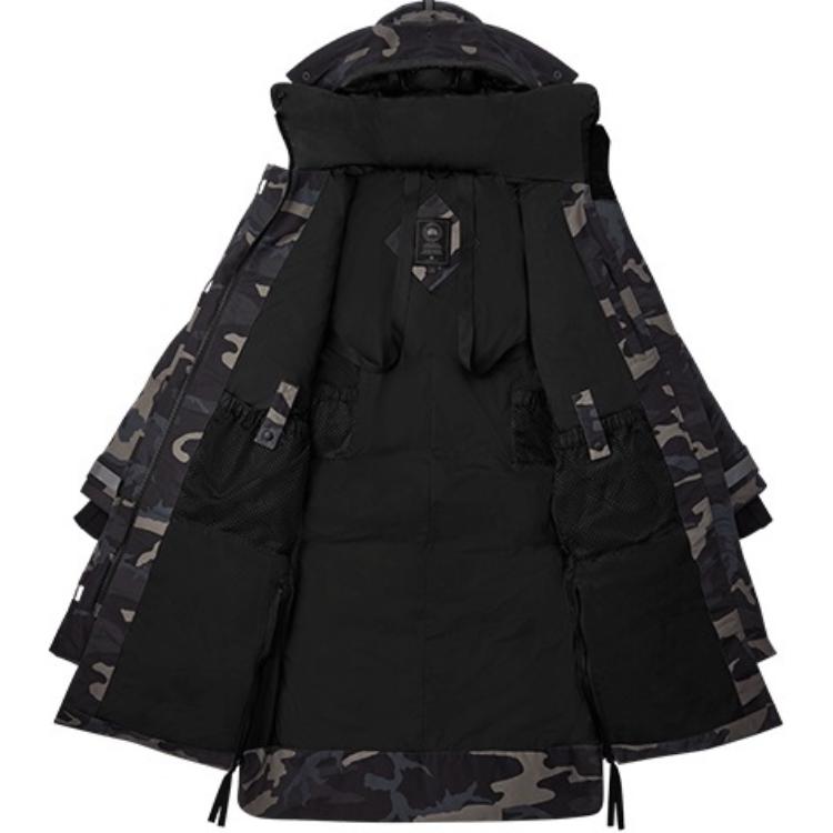 Canada Goose Пуховая куртка Aldridge Series женская, черная камуфляжная — фото 4
