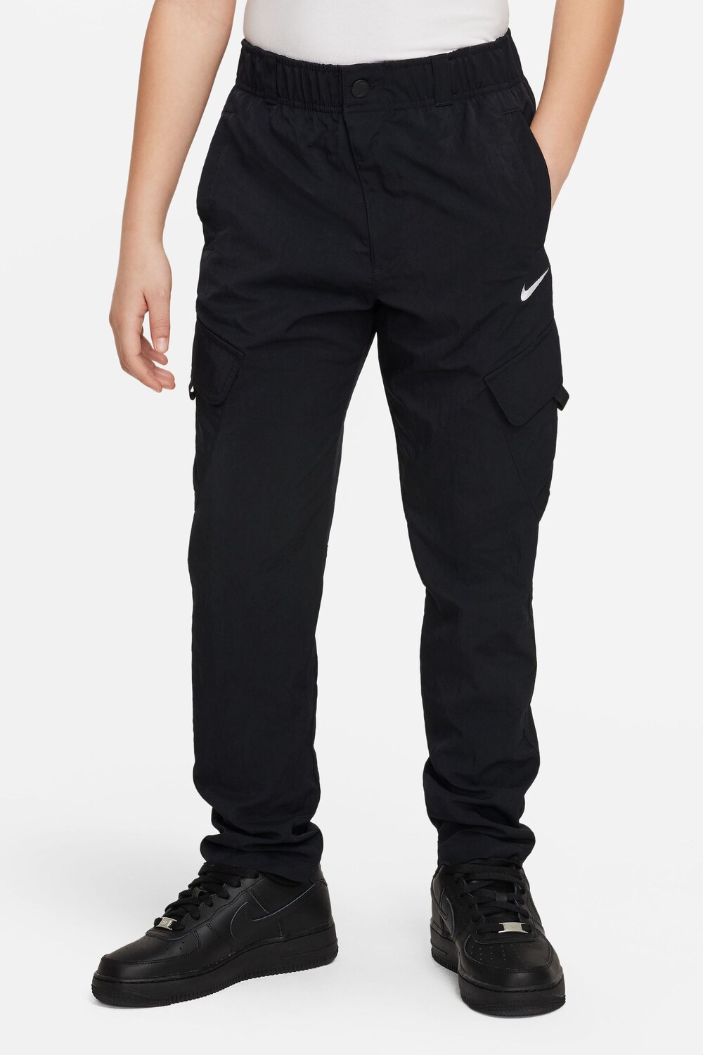 

Брюки-карго из ткани Nike, черный