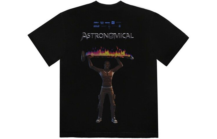 

Футболка унисекс черная Travis Scott, черный