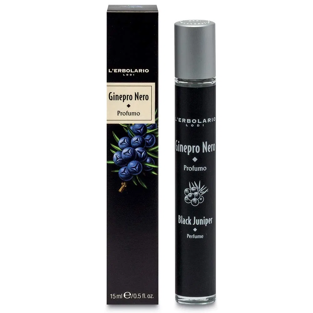 Подарочный набор Erbolario Ginepro Black Duo: шампунь-гель для душа 250 мл + парфюм 15 мл L'Erbolario — фото 4